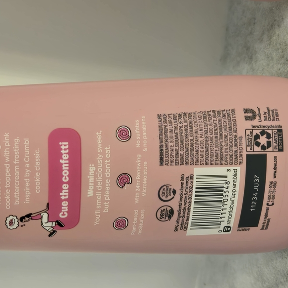 Dove Confetti Cake Body Wash - Pink - Picture 2 of 3